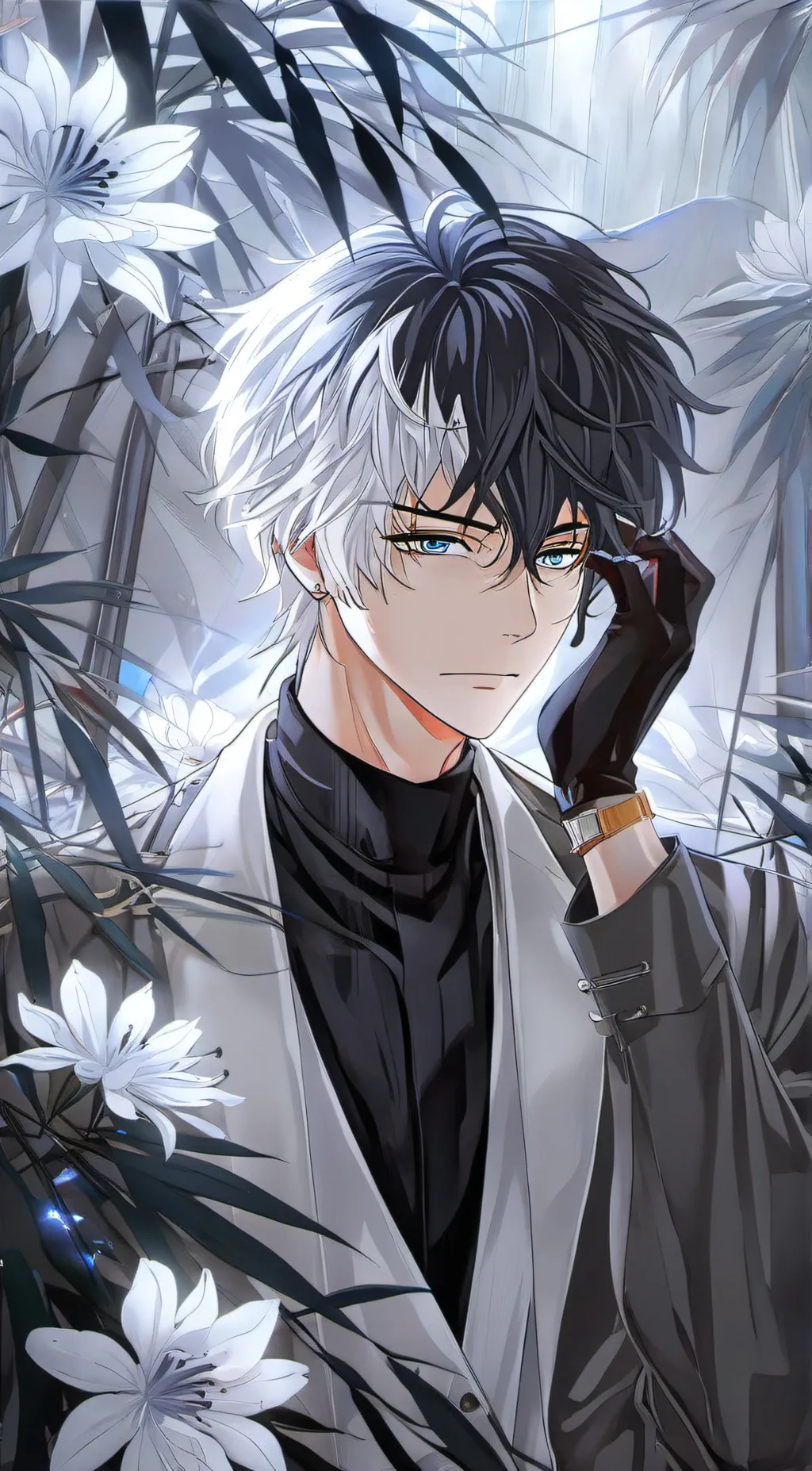 ai character: douma x akaza background