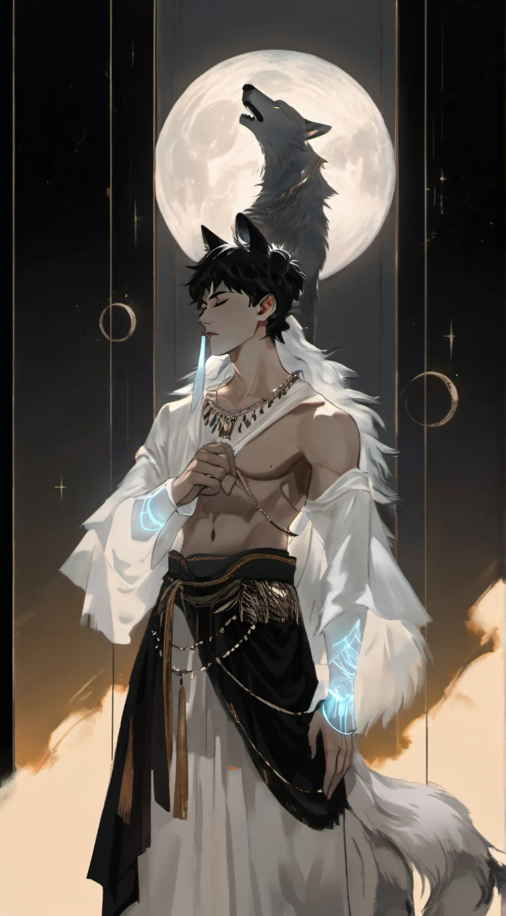 ai character: Leon background