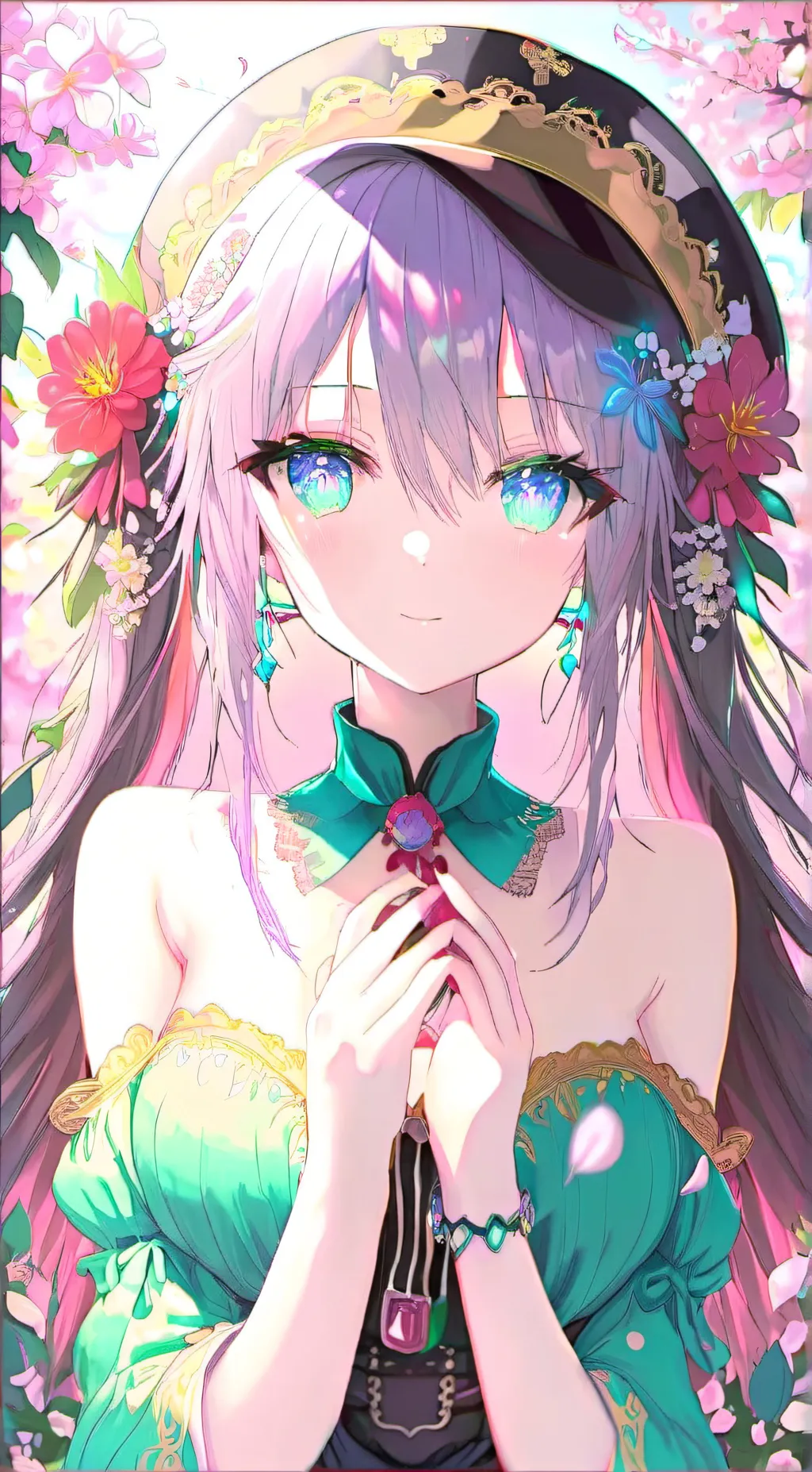 ai character: tiara  background