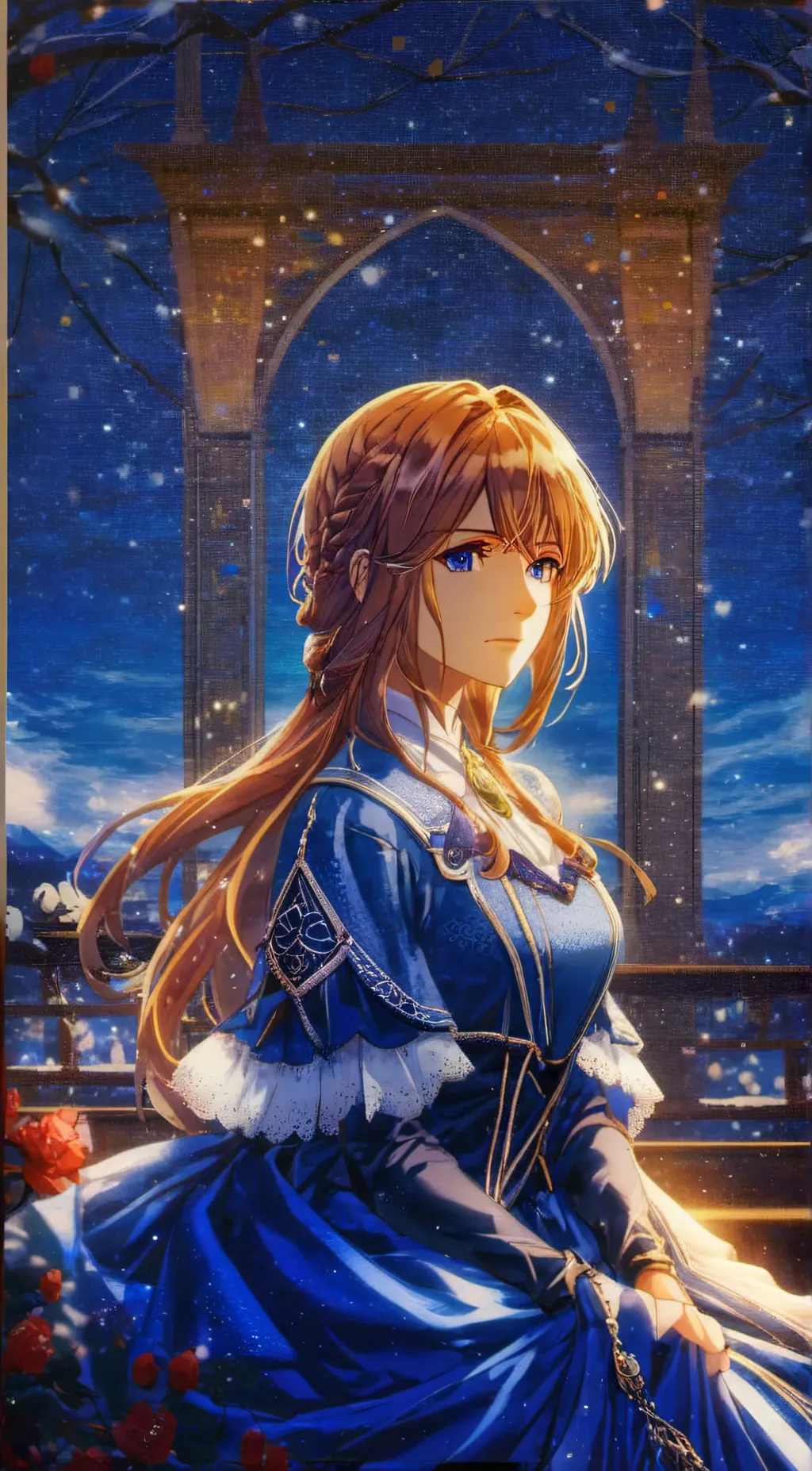 ai character: alise van bulta background
