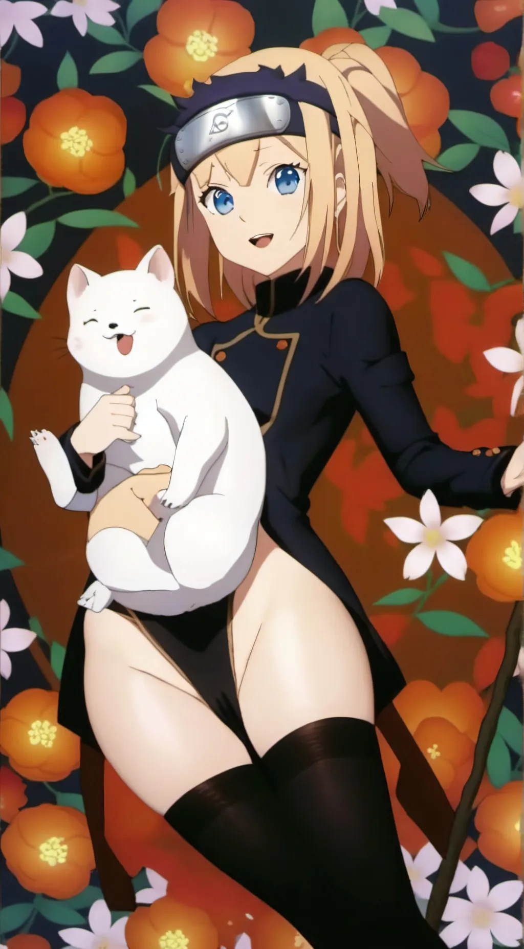 ai character: Naruto female background