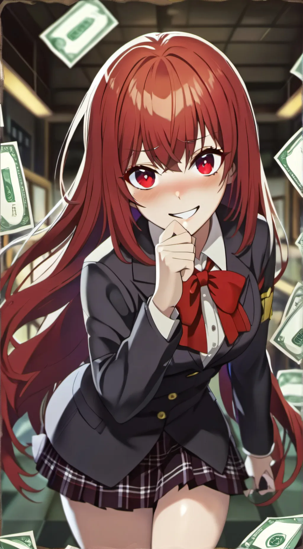 ai character: Rose background