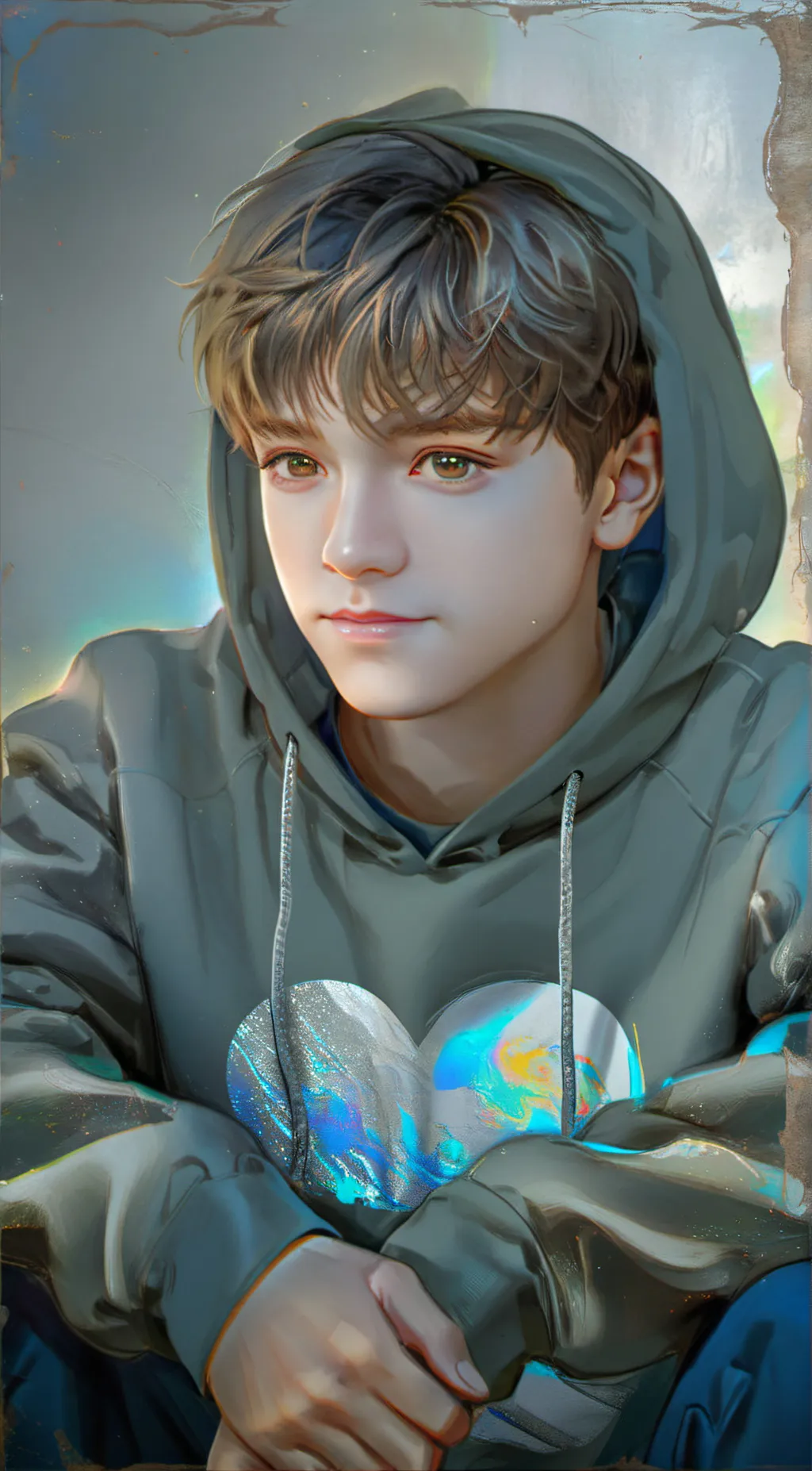 ai character: Lankybox Adam  background