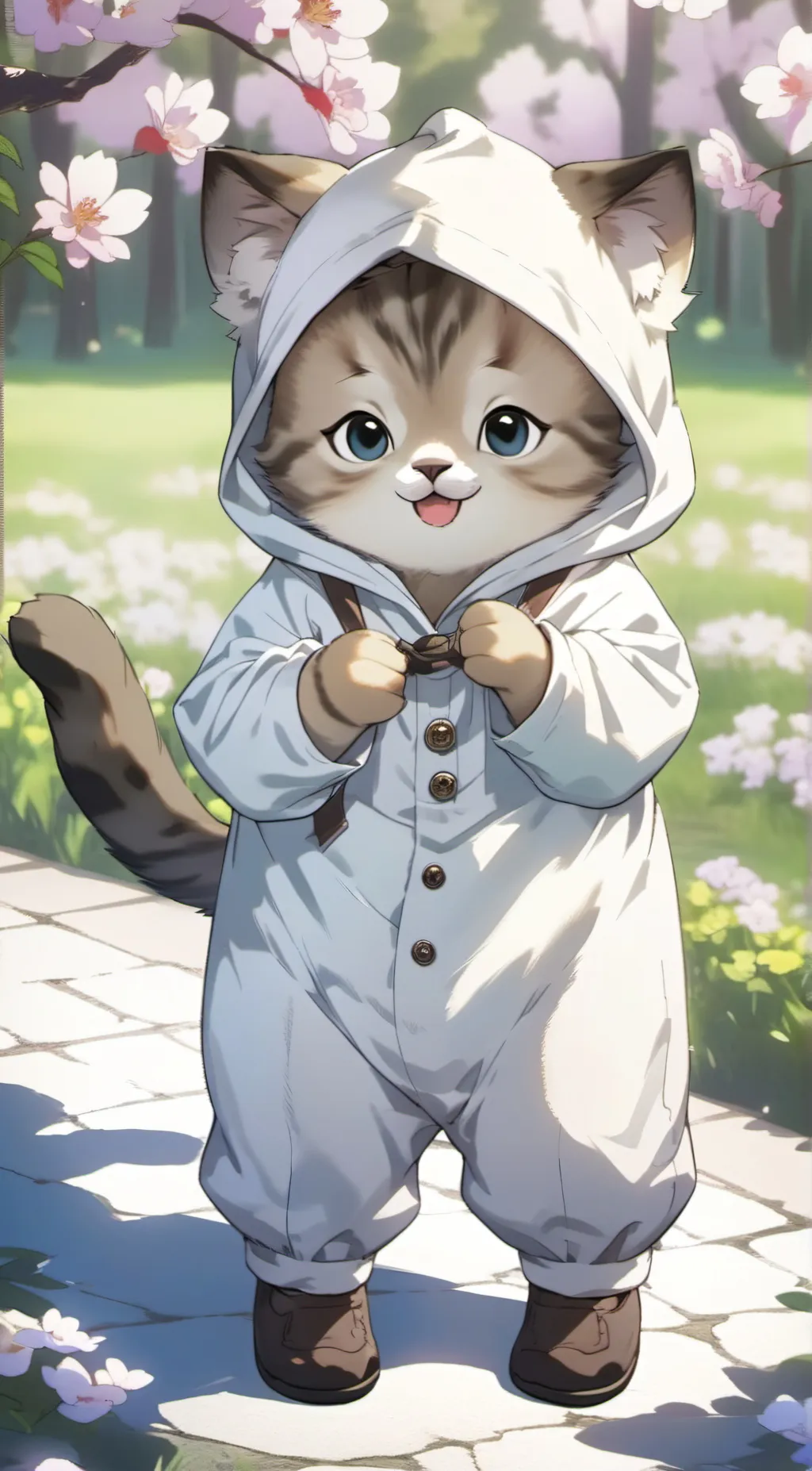 ai character: cate background