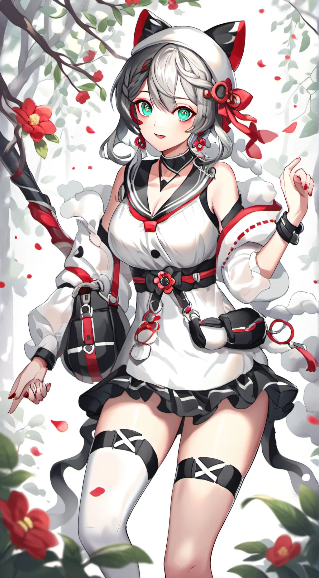 ai character: Rose background
