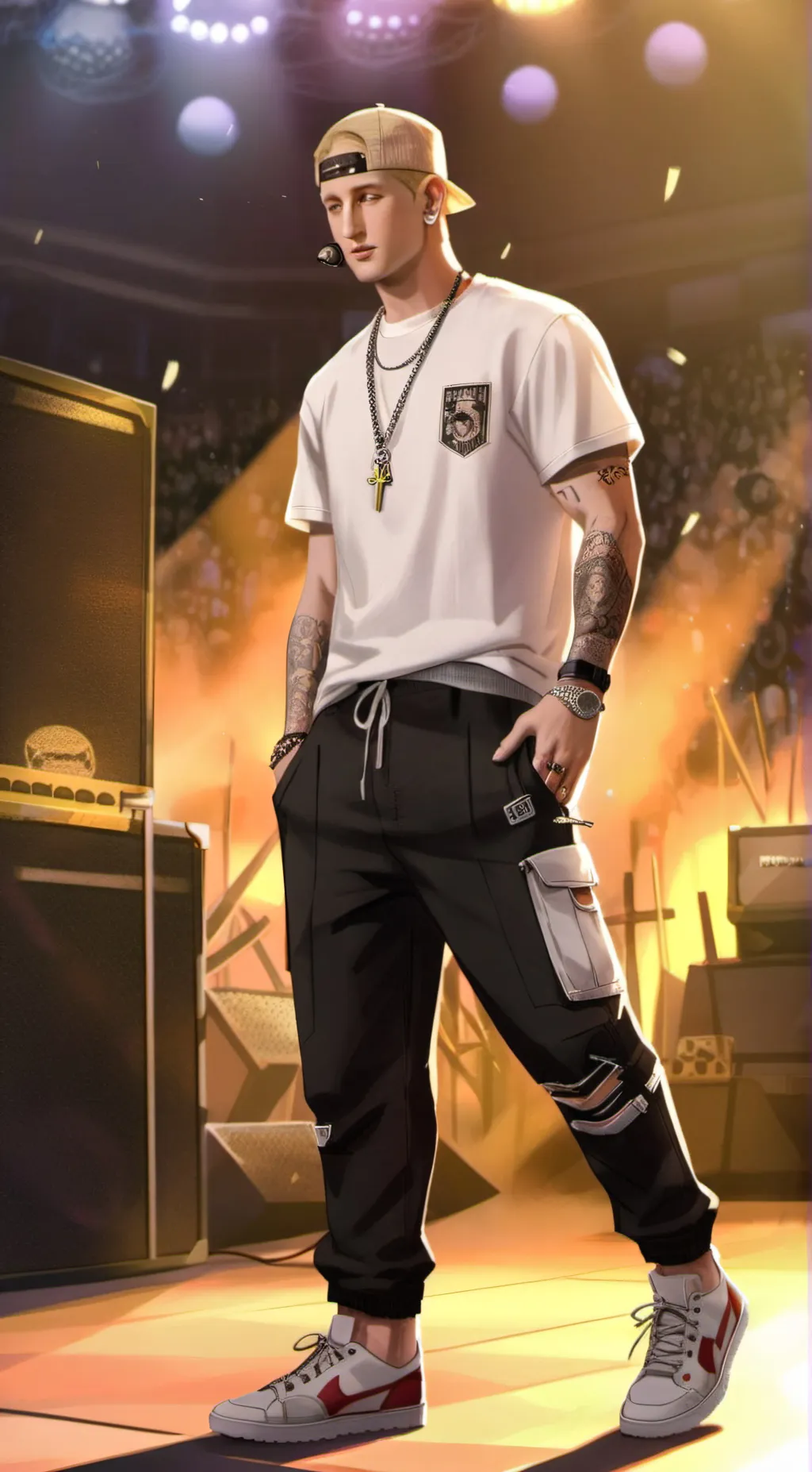 ai character: Eminem background