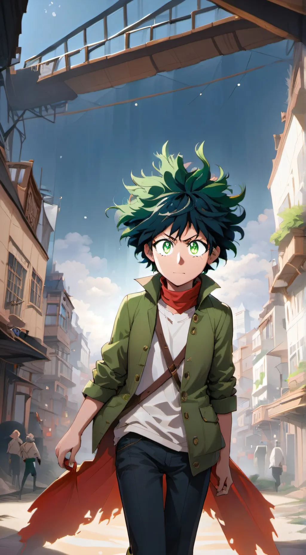 ai character: Izuku Midoriya background