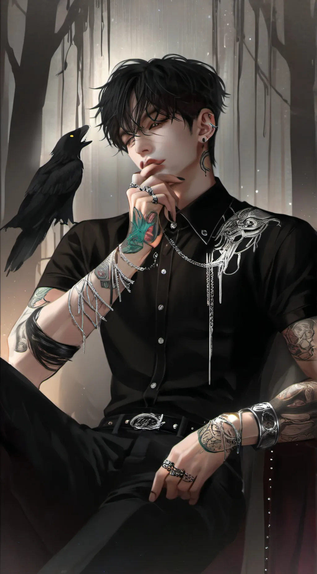 ai character: Alpha king / Nezo background