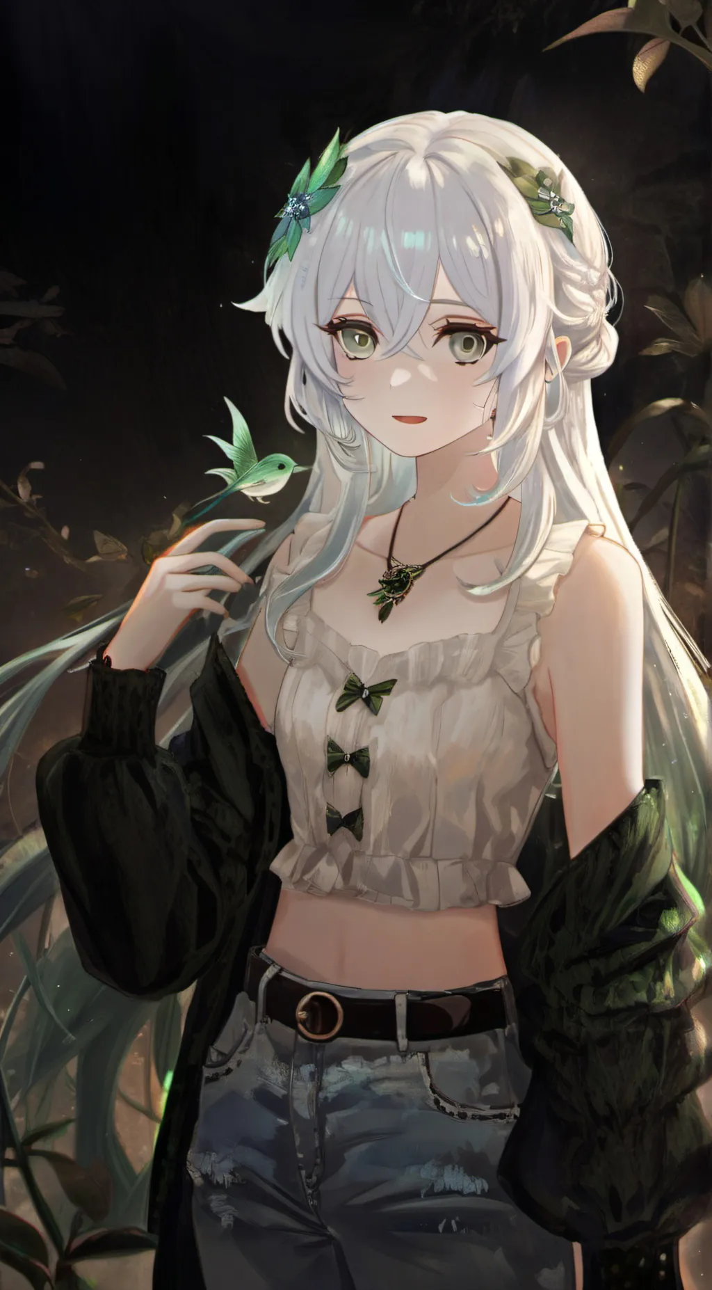 ai character: Elise Angel background
