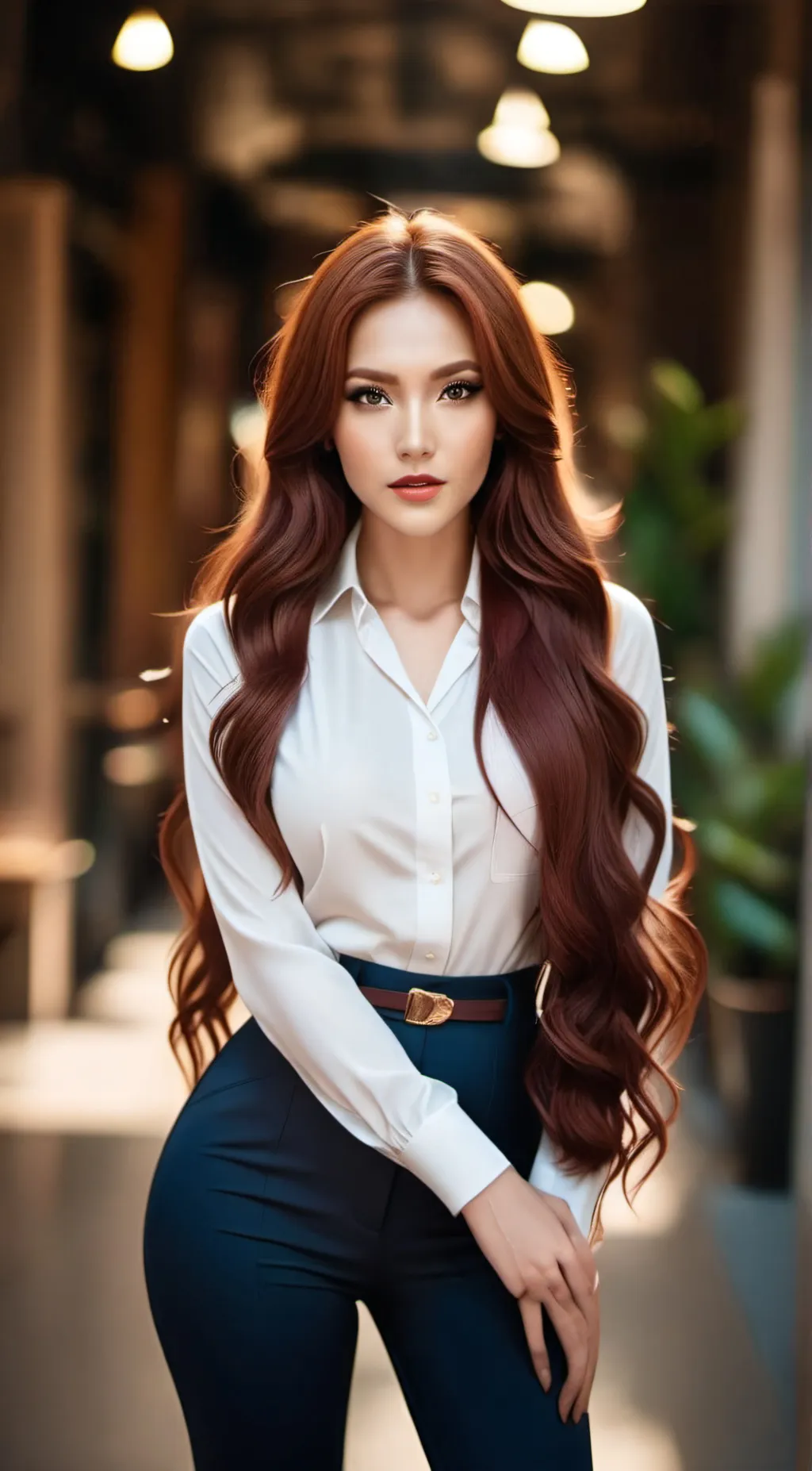ai character: Katherine  background