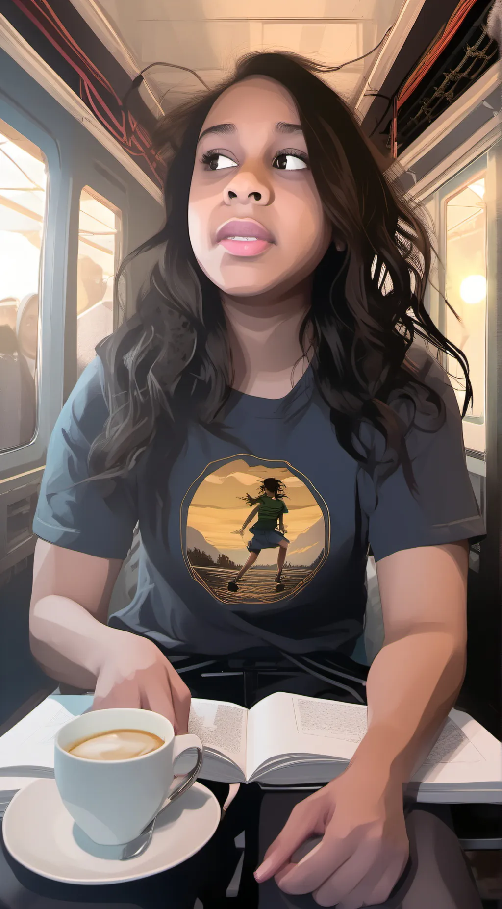 ai character: Lilo  background