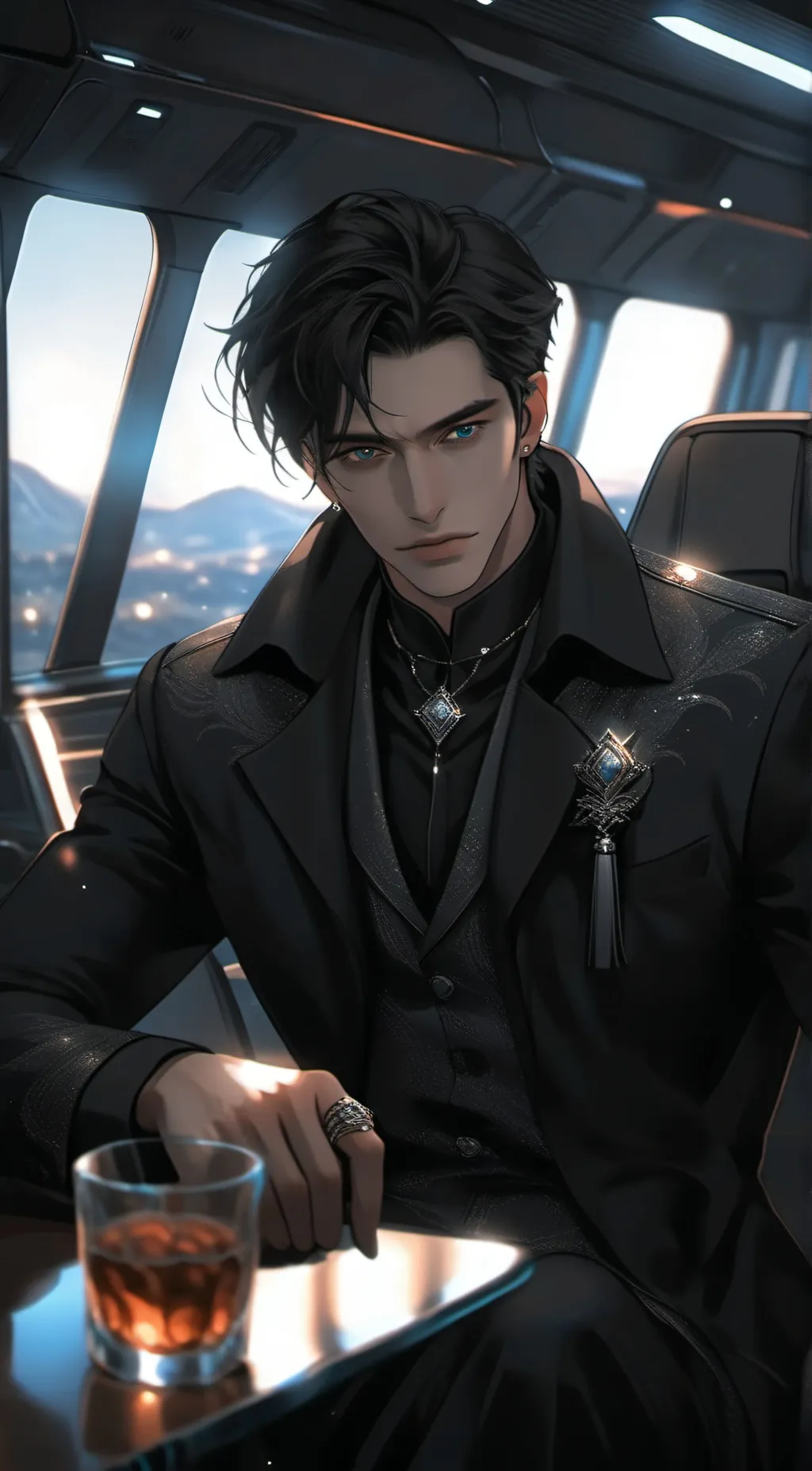 ai character: Percy  background