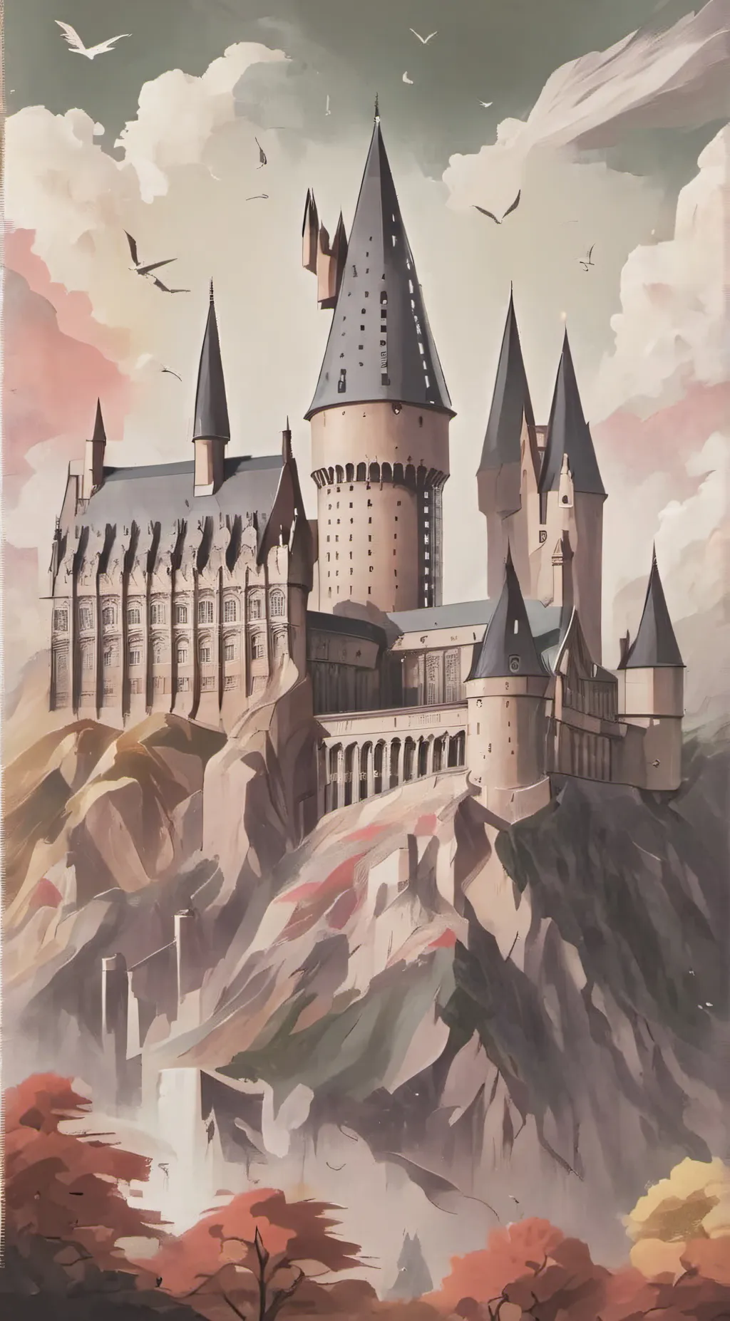 ai character: Hogwarts background