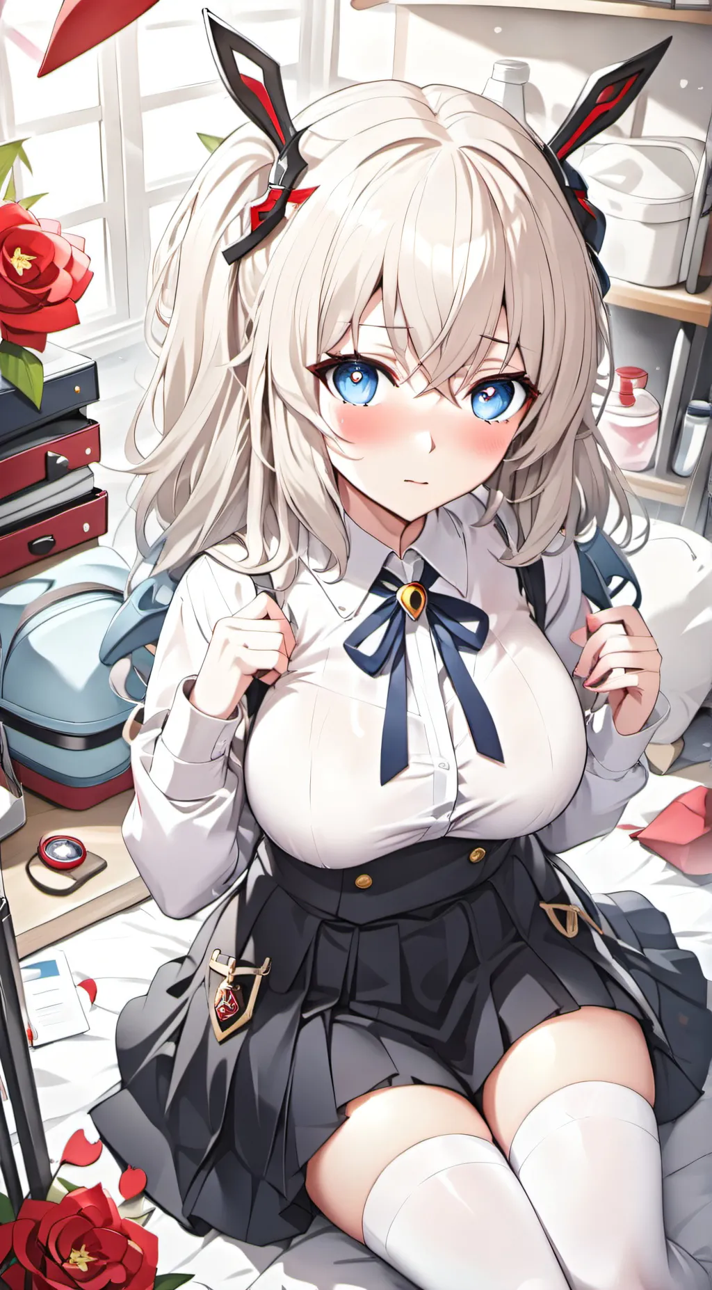 ai character: Ashley, Amanda  background