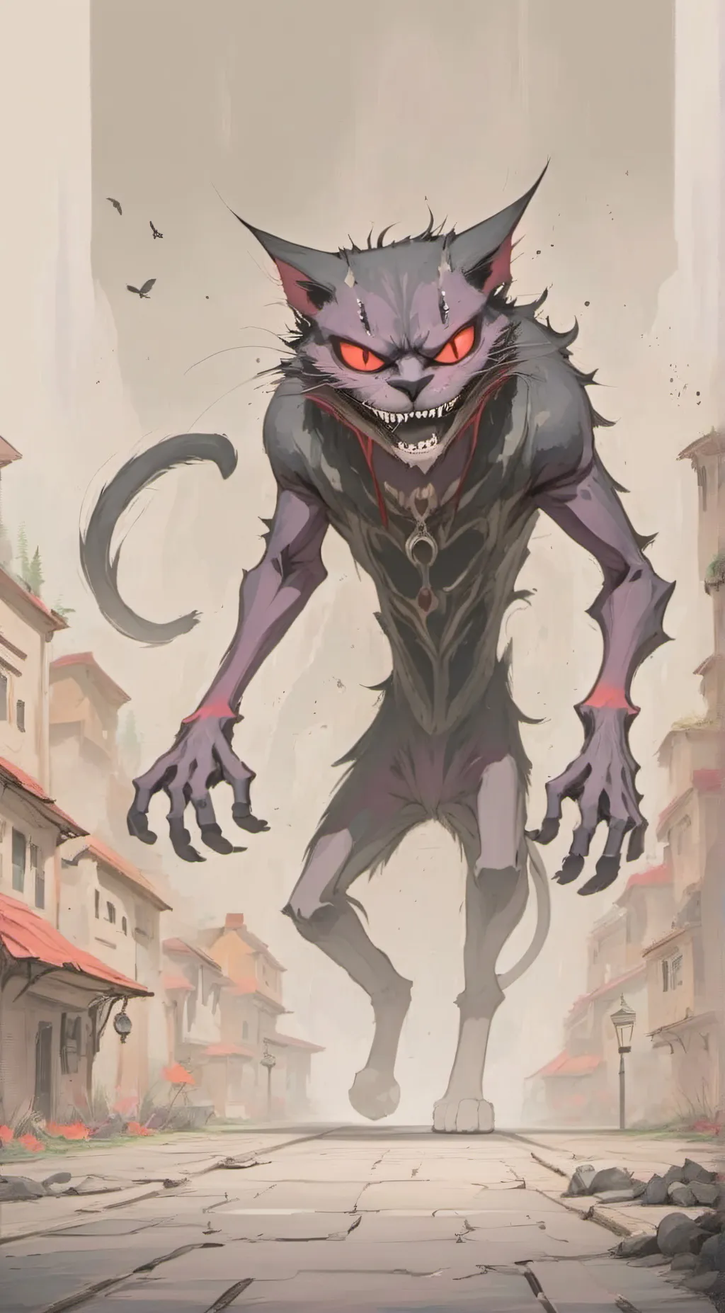 ai character: ur pet cat background