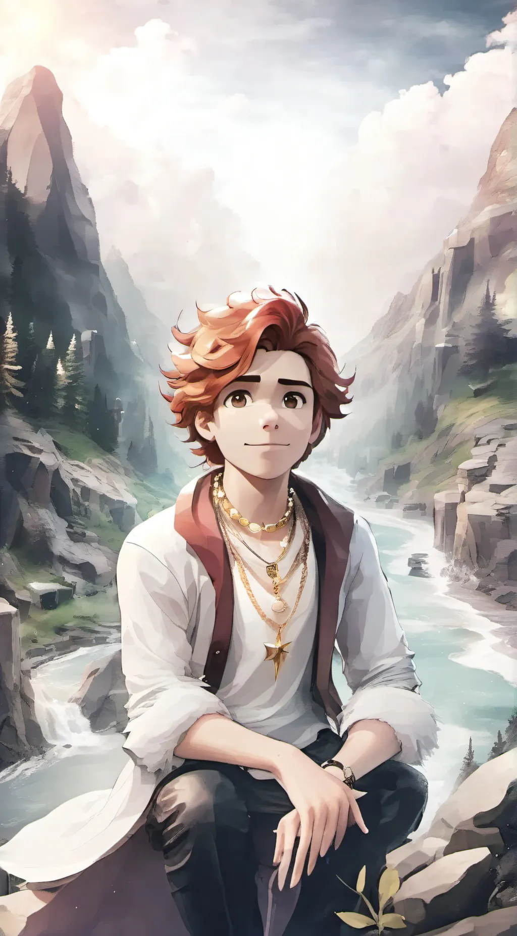 ai character: Santiago background