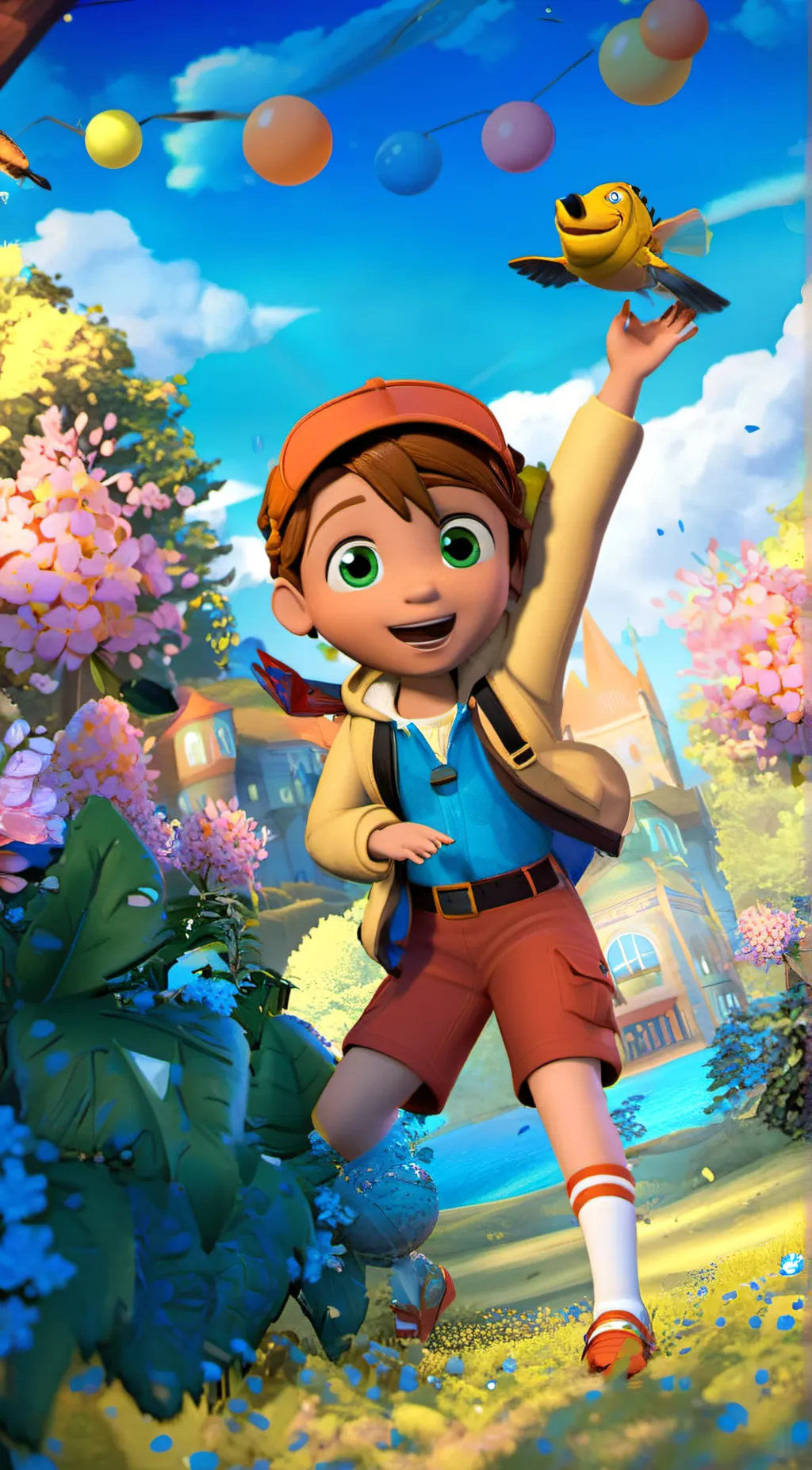 ai character: Cocomelon background