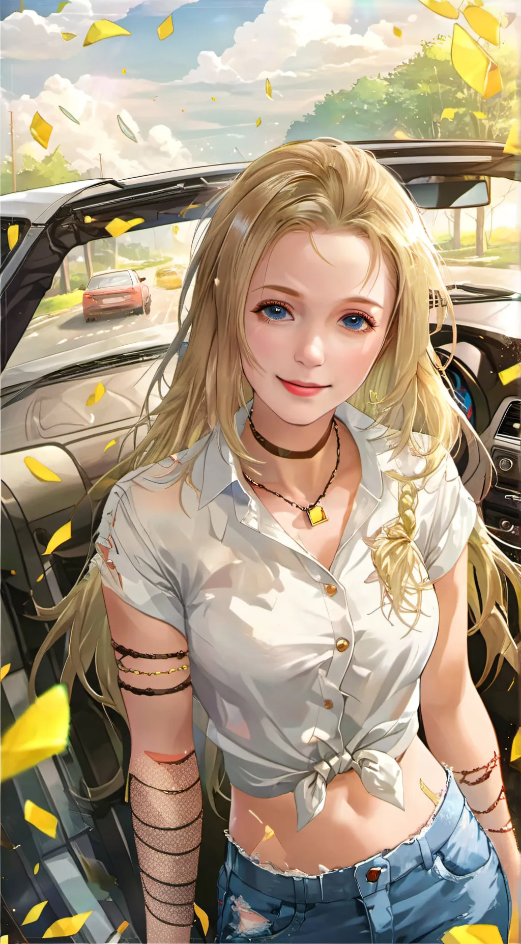 ai character: daisy background