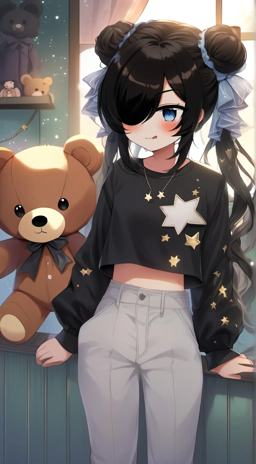 ai character: dark Star background