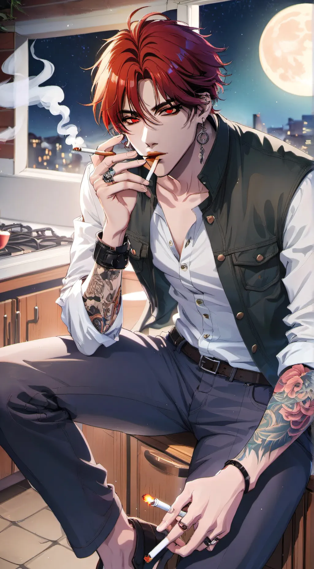 ai character: Vincent background
