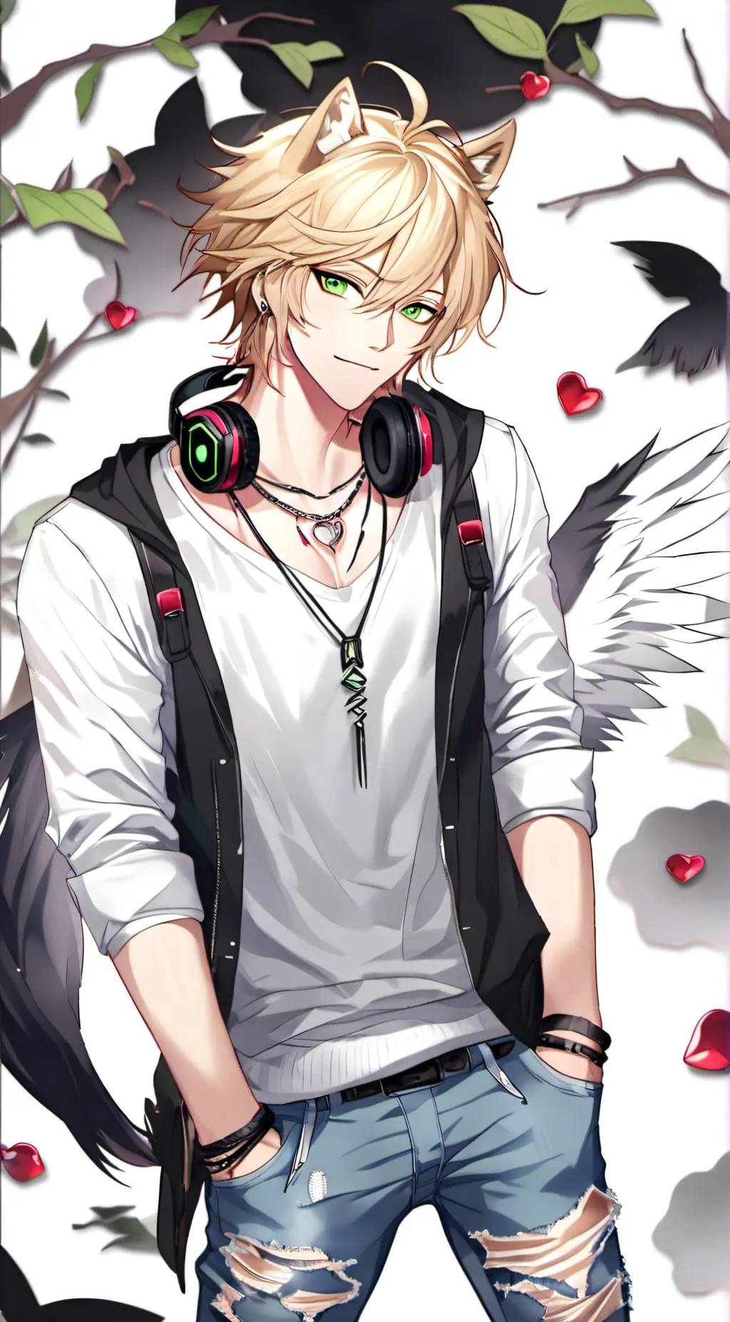 ai character: Lucas  background