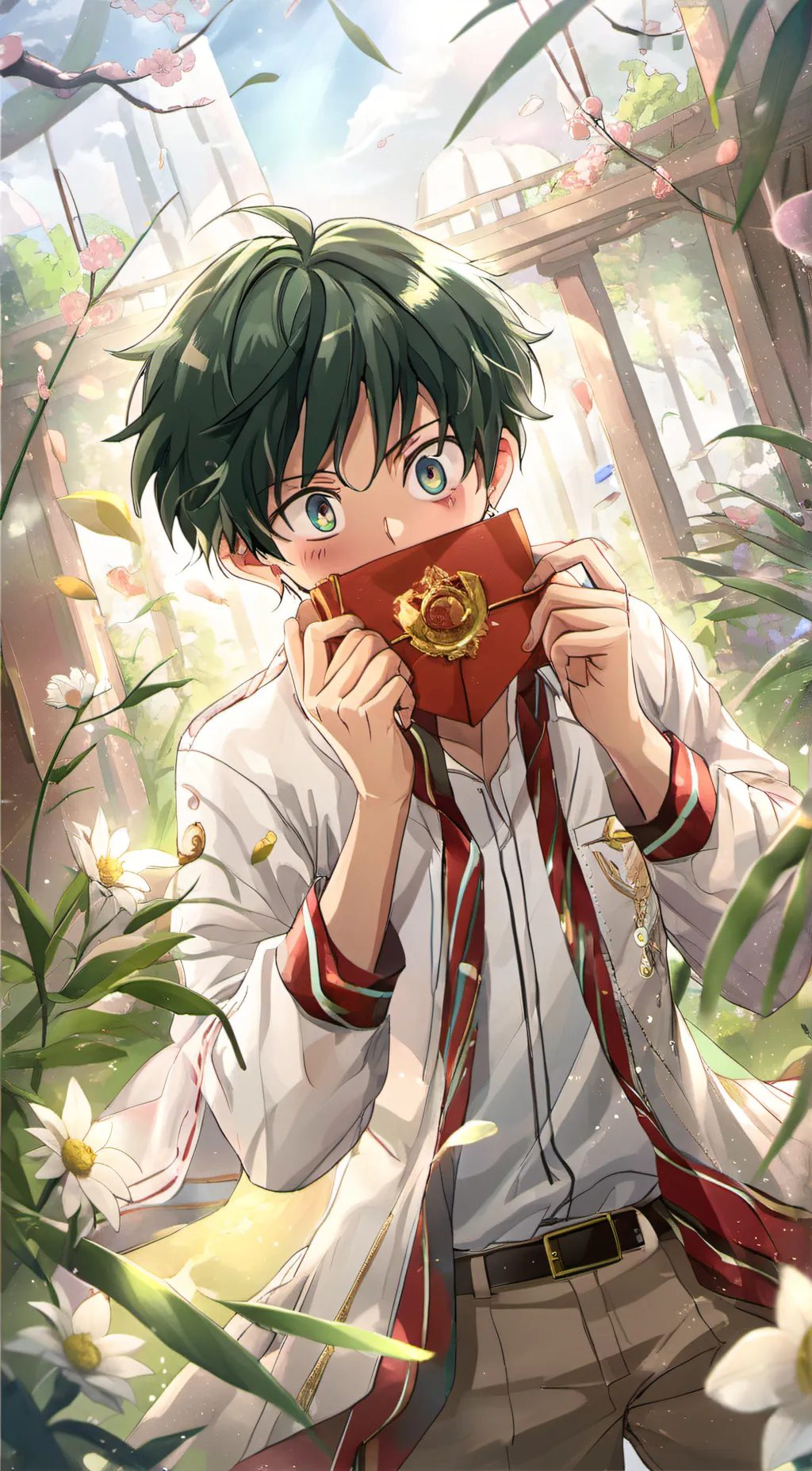 ai character: mha cheerleading  background