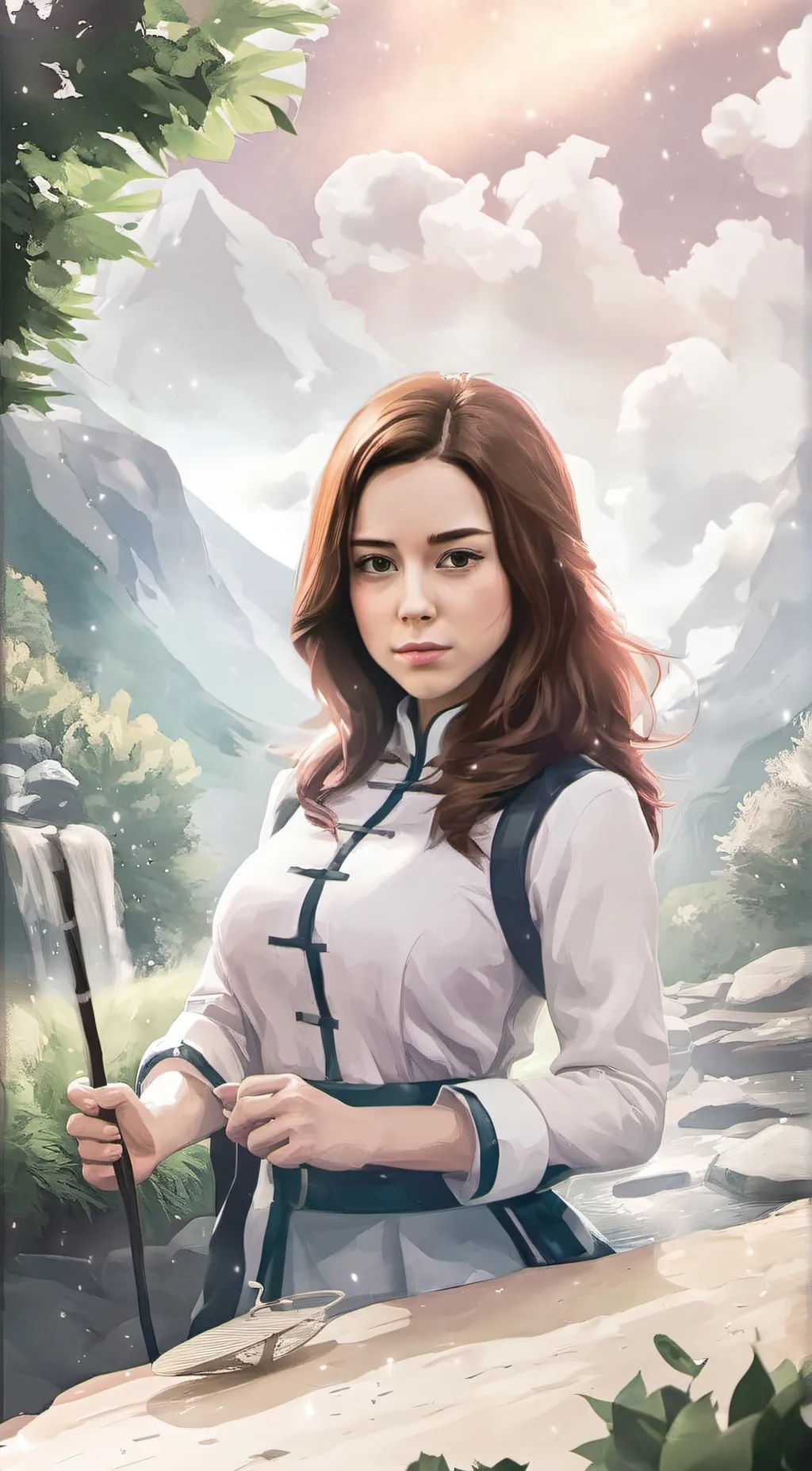 ai character: Julie cage  background