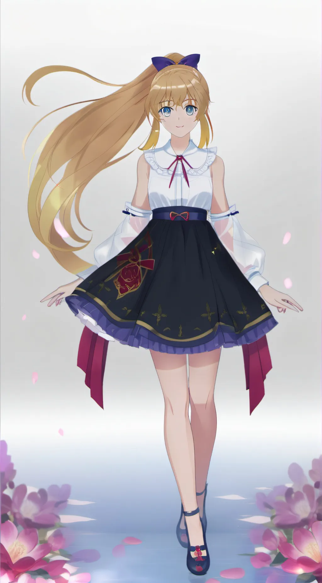 ai character: Sailor moon  background