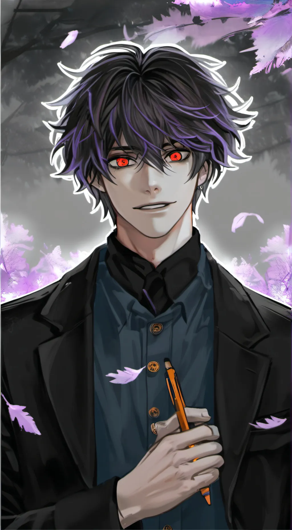 ai character: leo  background