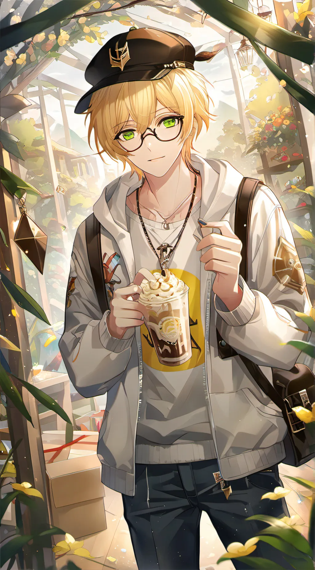 ai character: Leo background