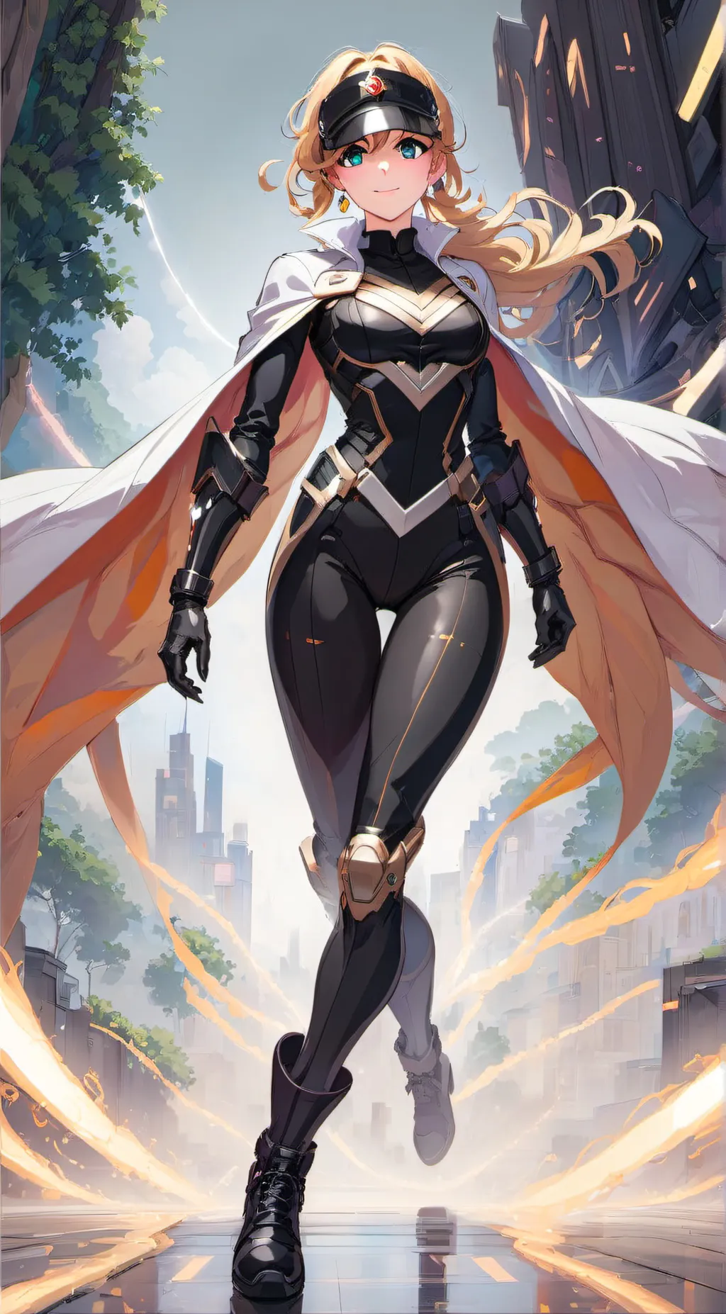 ai character: Dr. Evelyn Atoms  background