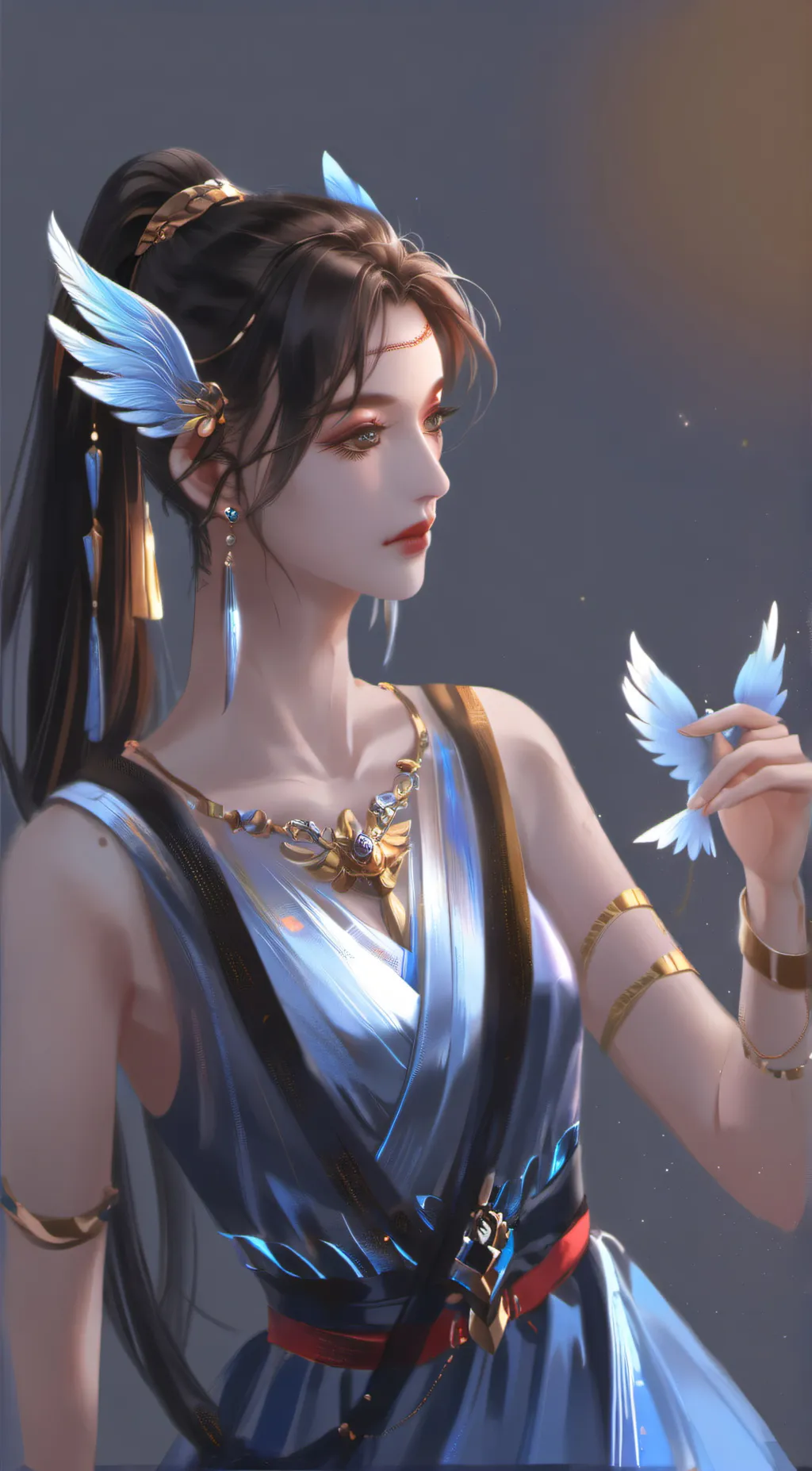 ai character: Lily  background