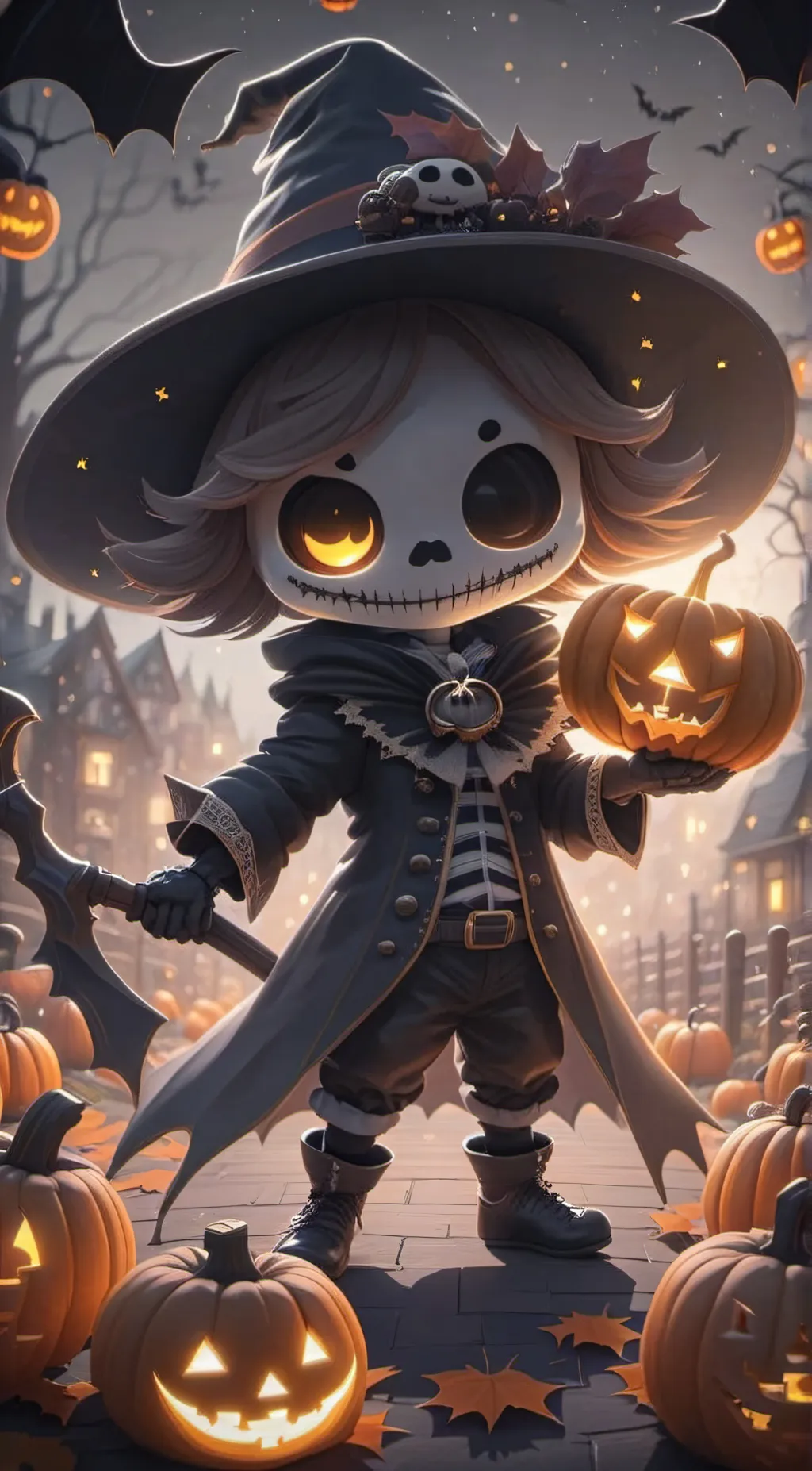 ai character: BOO! background