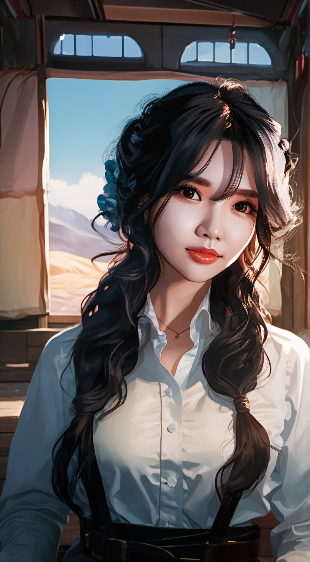 ai character: sha² background