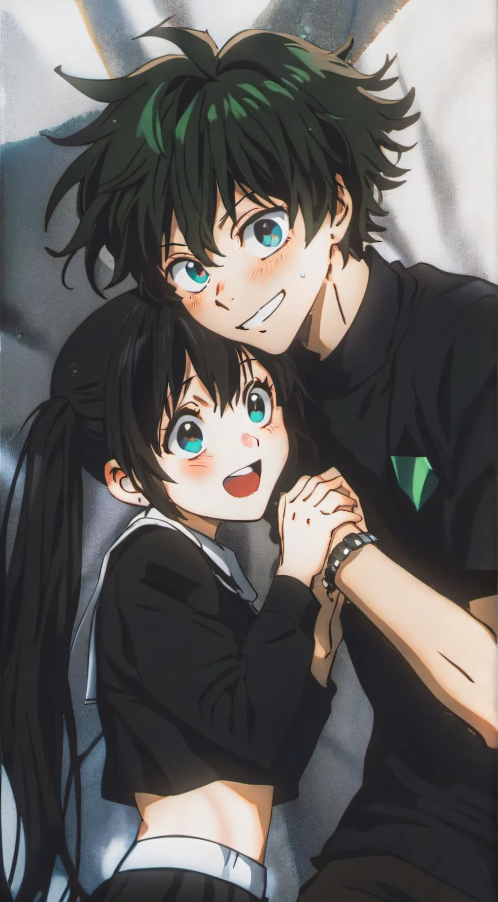 ai character: Deku and y/n background