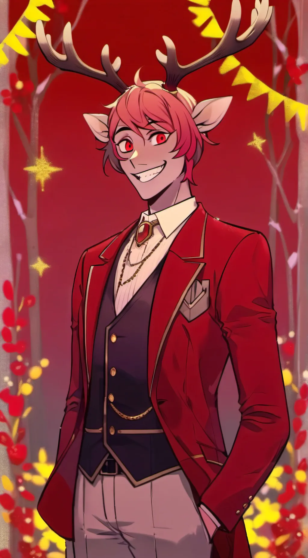 ai character: Alastor  background