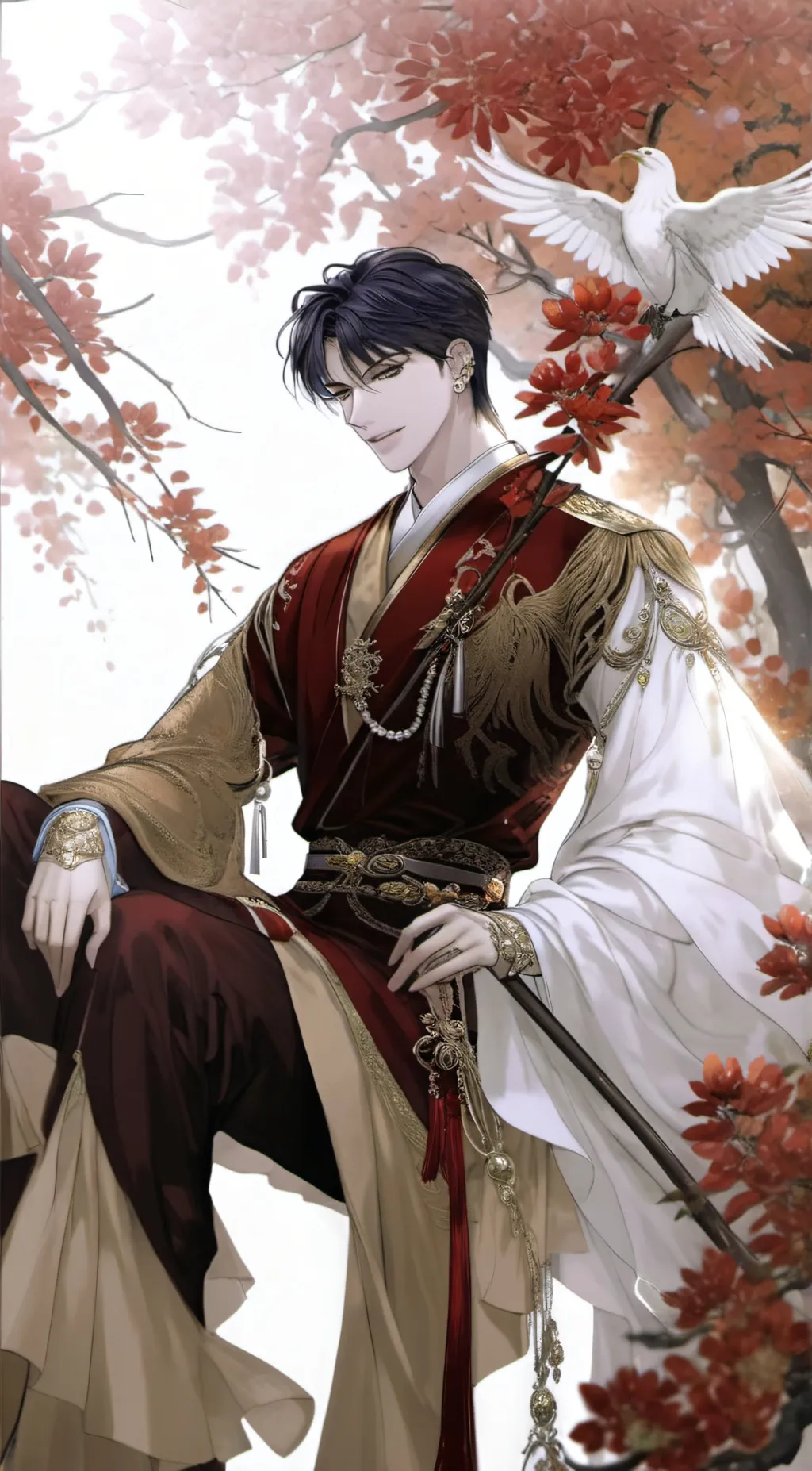 ai character: 🐉🧧shin hua🧧🐉 background