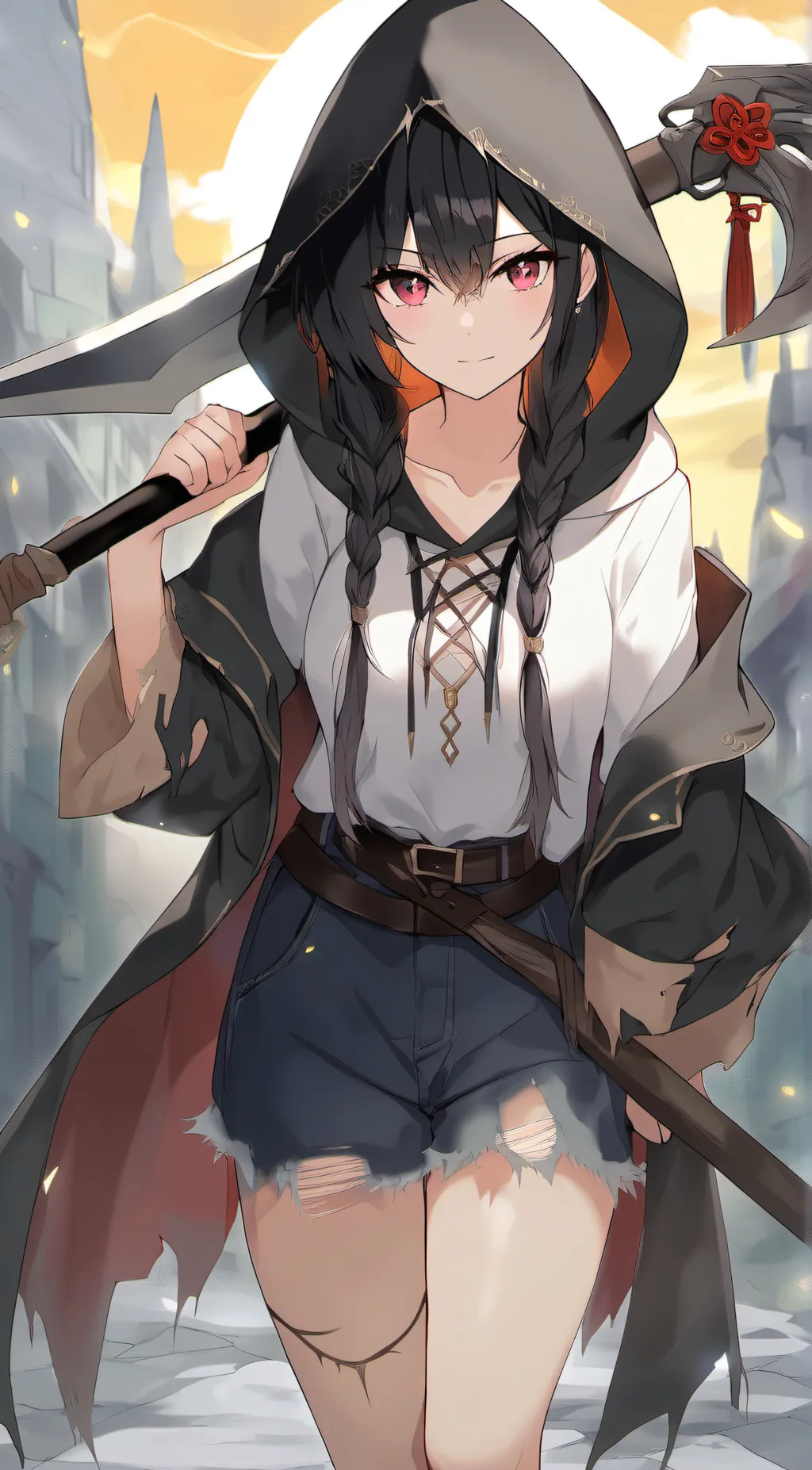 ai character: Death background