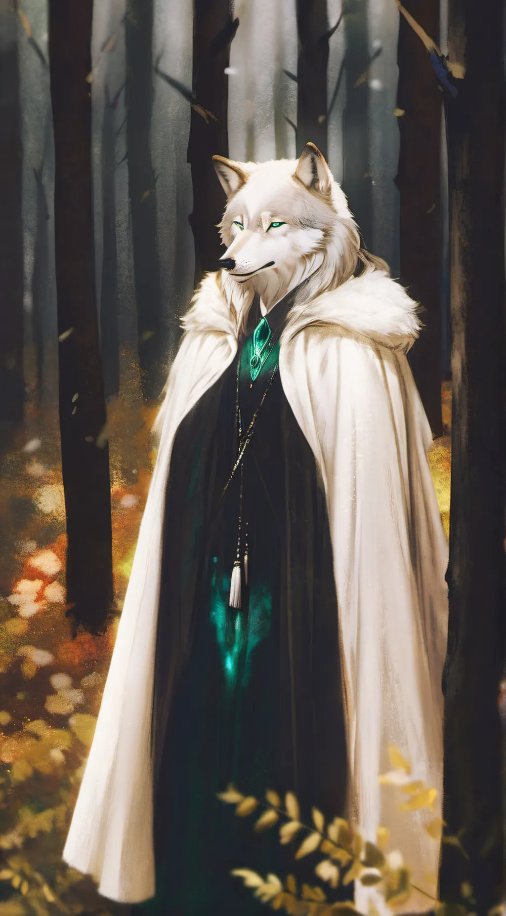 ai character: opal background