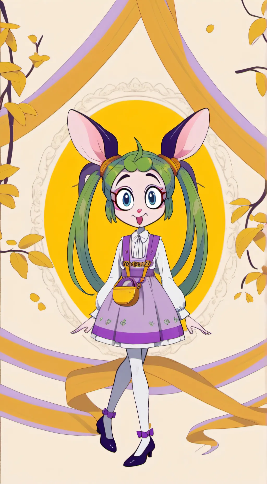 ai character: Velvet background