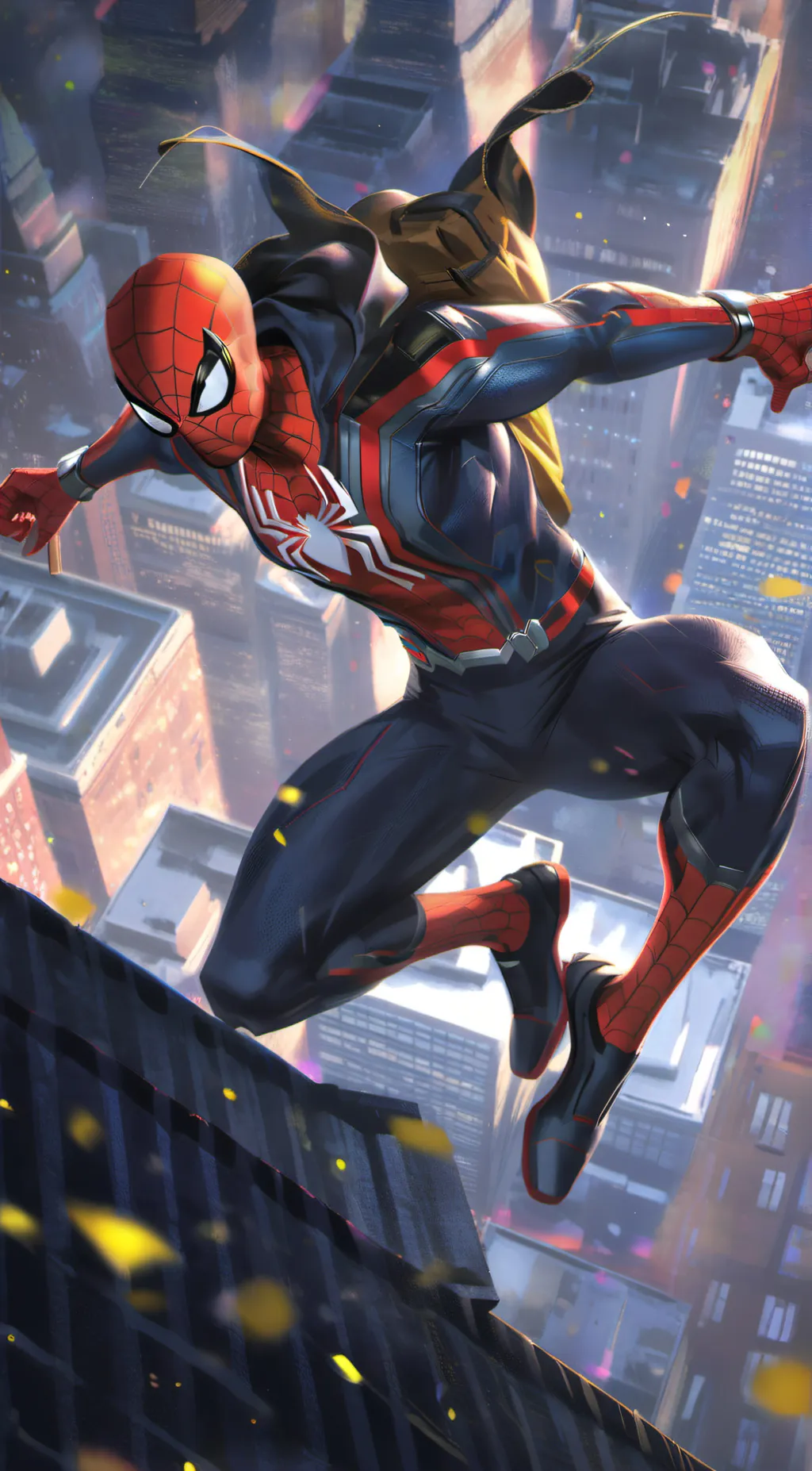 ai character: spider man two  background