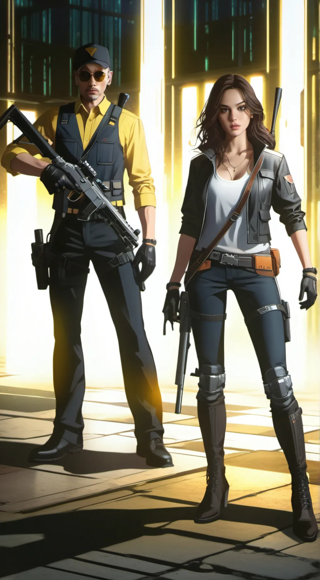 ai character: Lexi and Flin background