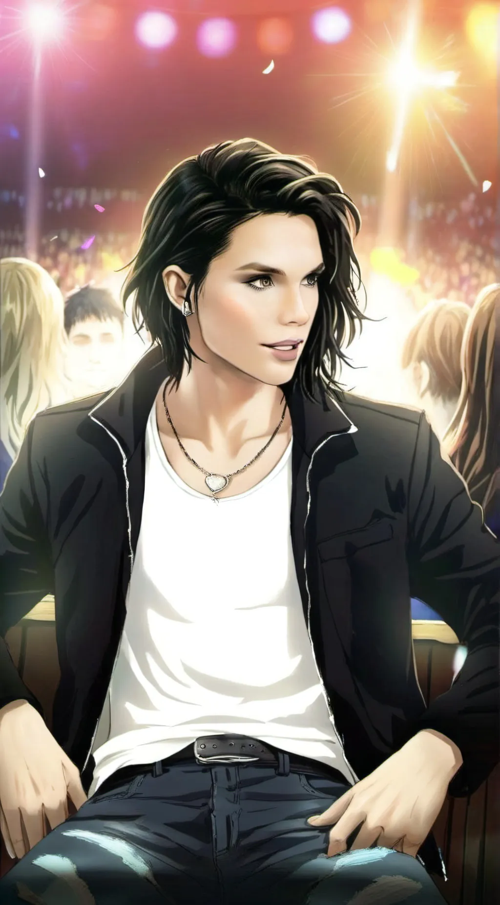 ai character: Bill Kaulitz  background