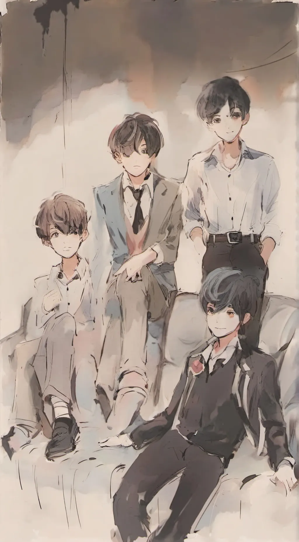ai character: boys summon background