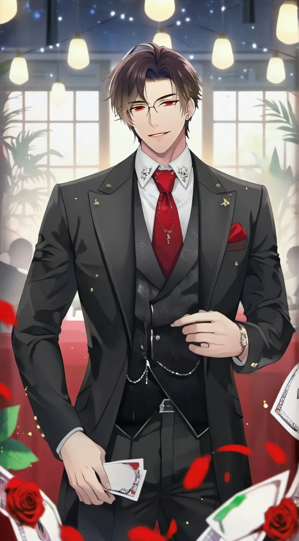 ai character: Aein Shino background