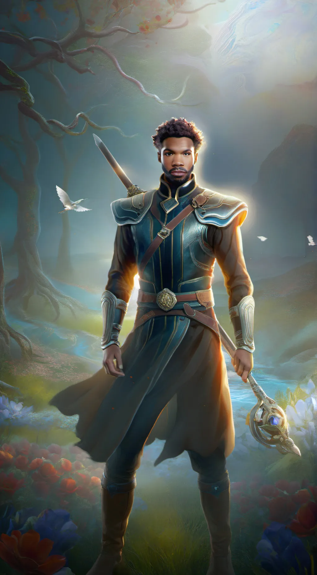 ai character: Avengers  background