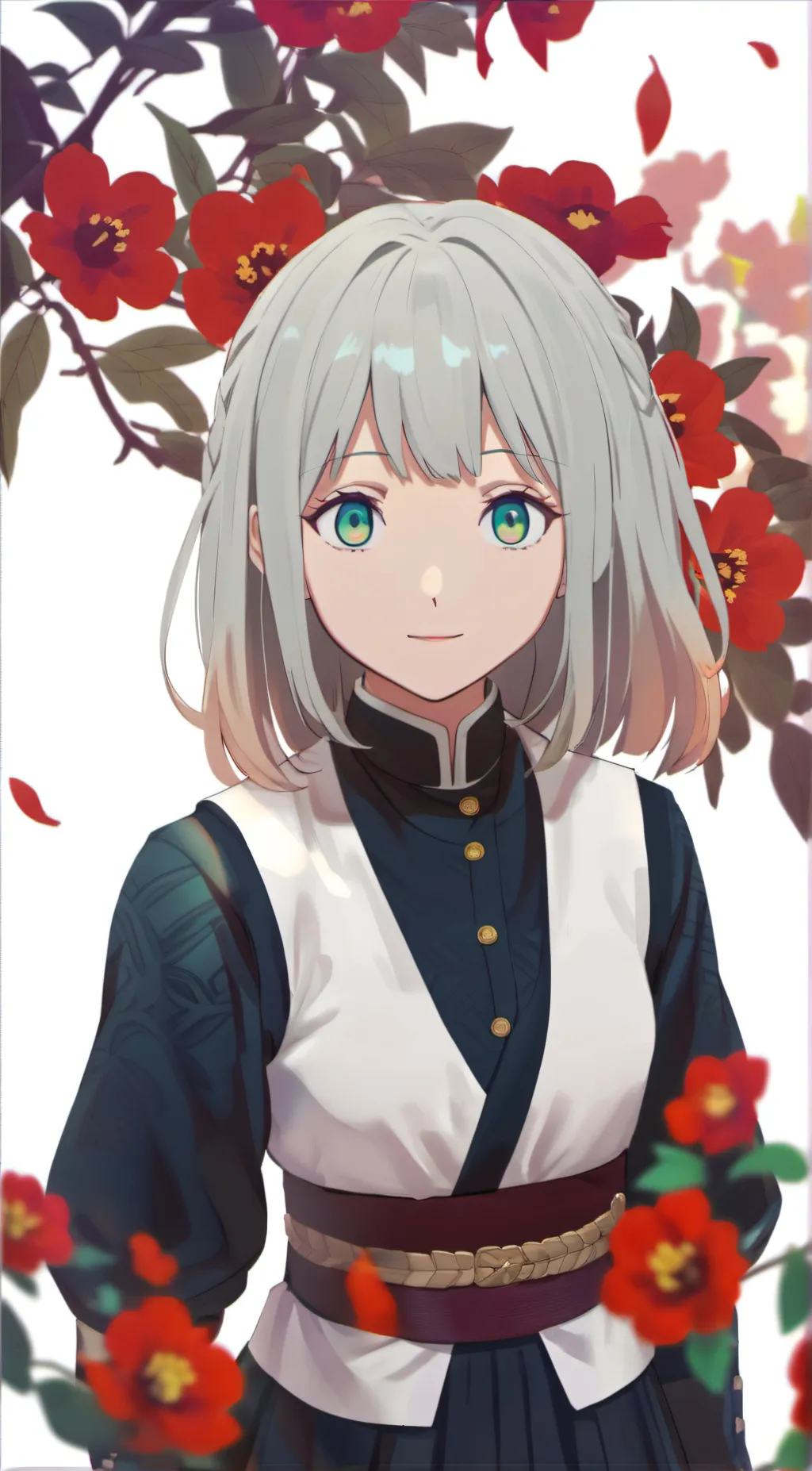 ai character: hashira  background