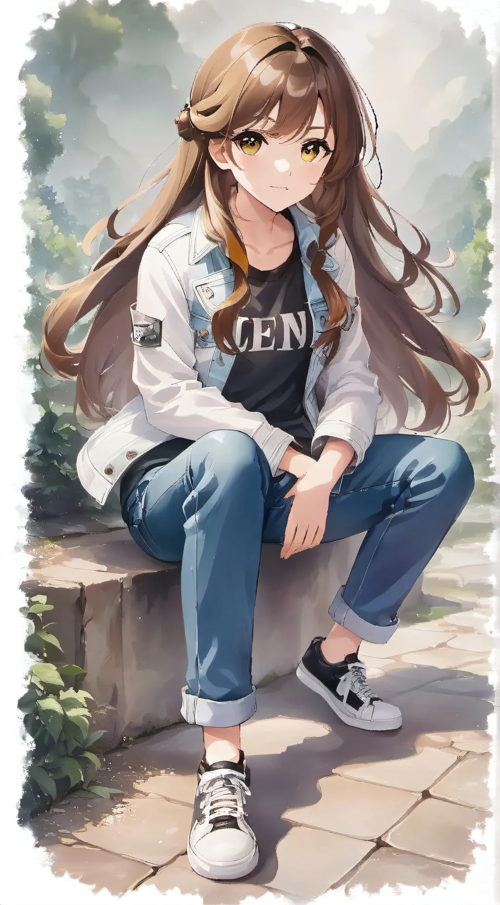 ai character: eva background