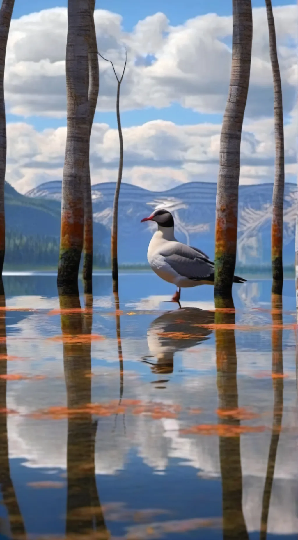 ai character: Make Bird background