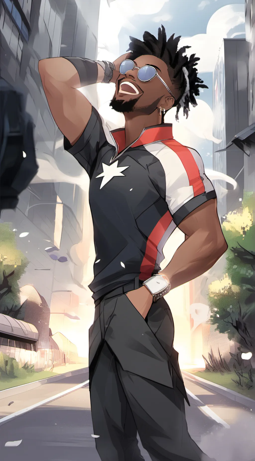 ai character: Richfamous background